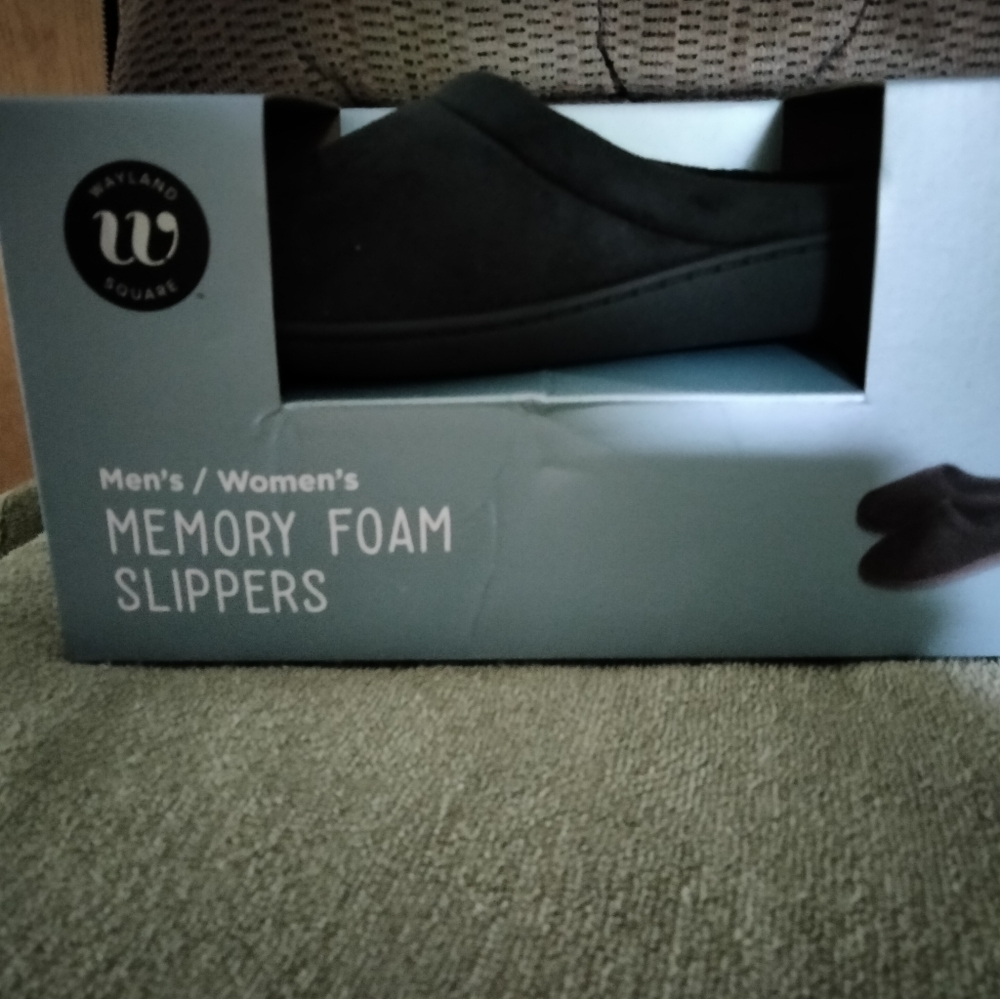 Comfy memory foam slippers by Wayland Square